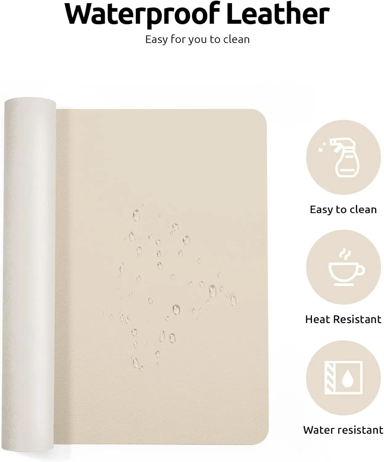 Leather desk pad