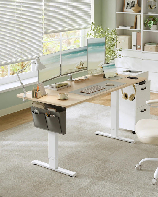 Gold oak, Electric Height Adjustable Desk