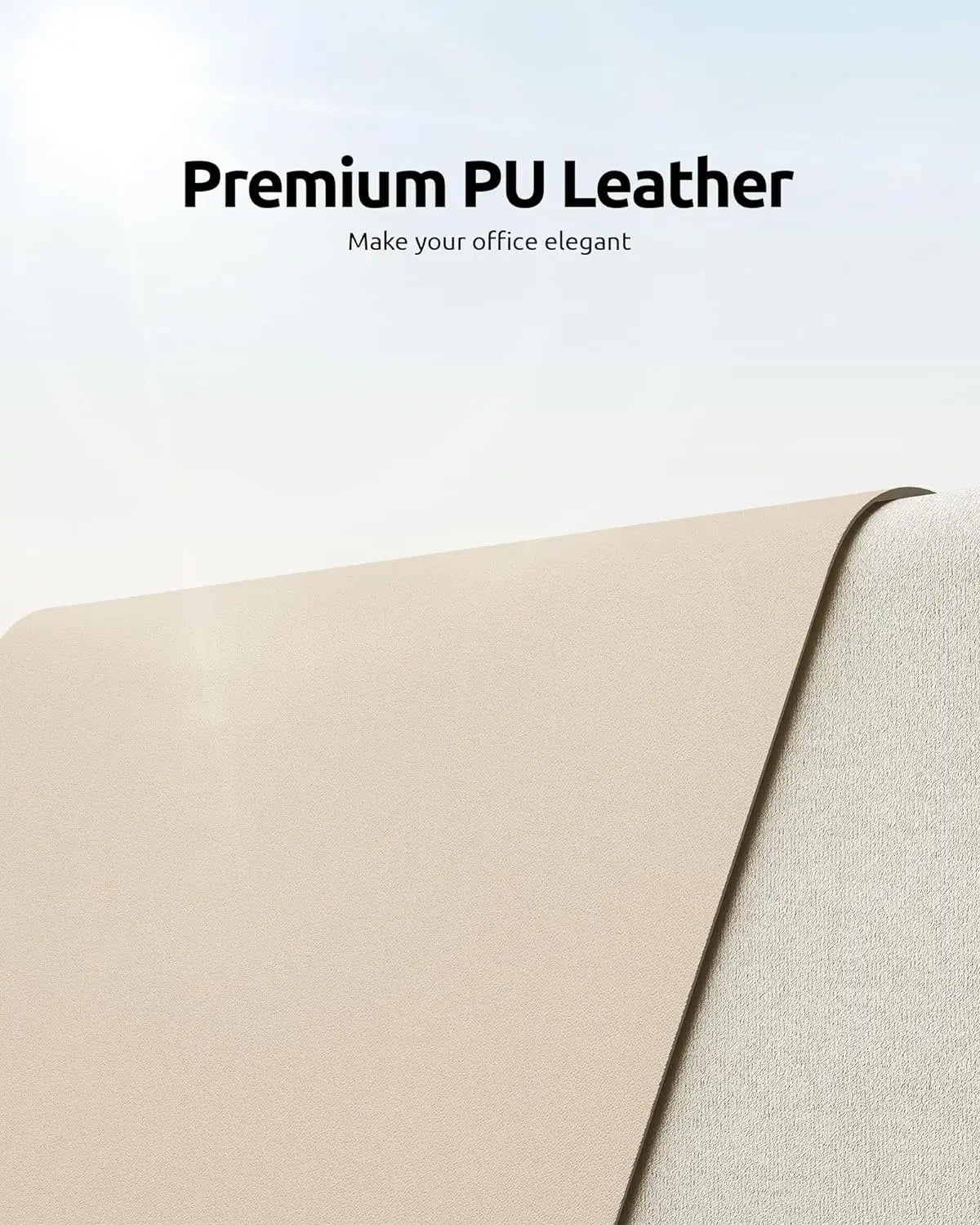 Leather desk pad