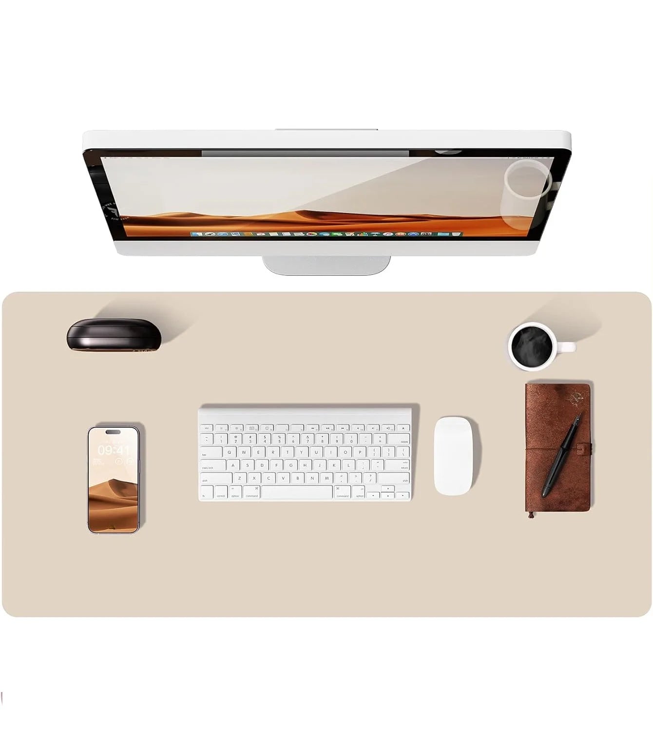 Leather desk pad