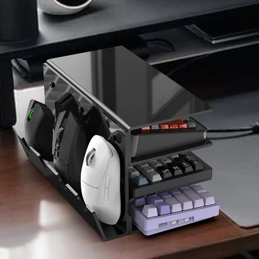 Almacenamiento de teclado acrílico