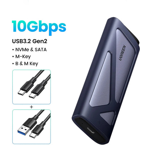 Carcasa SSD M.2 NVMe/SATA de 10/20/40 GB 