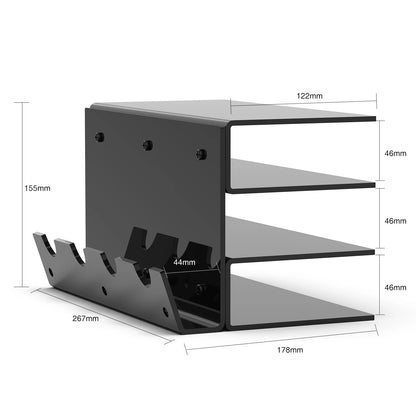 Almacenamiento de teclado acrílico