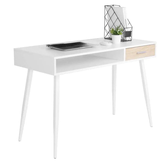 White Desk With Drawer